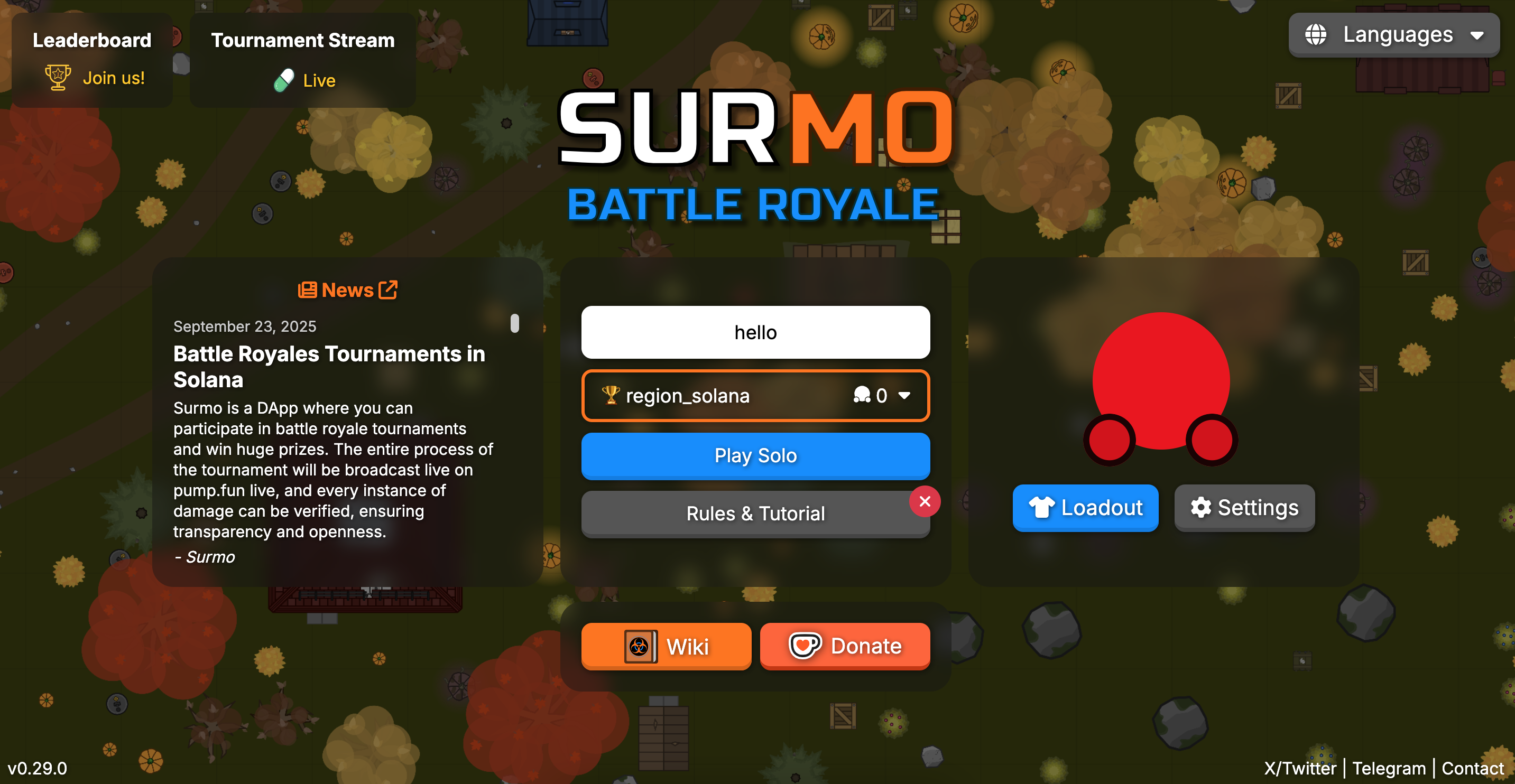 Surmo - 2D battle royale game